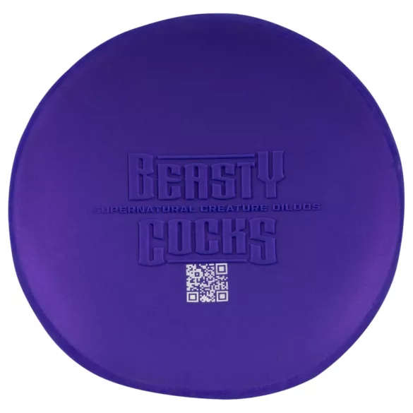 Beasty Cocks - dildo med testikler - realistisk - silikon - lilla
