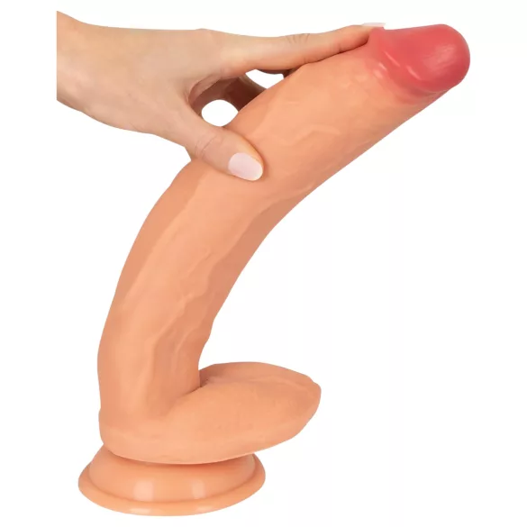 Realistixxx Real Giant - dildo med testikler - ekstra stor - natur
