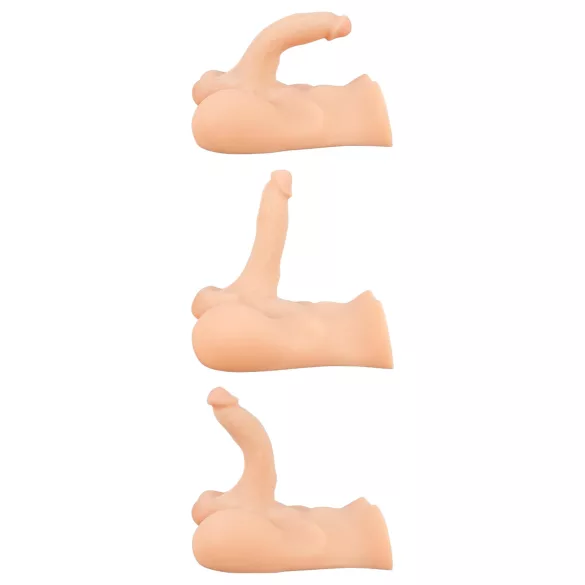 Realistixxx Deluxe Man 02 - mandetorso - natur hudfarve