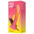 ROMP Dizi - dildo - fleksibel silikone - pink/orange