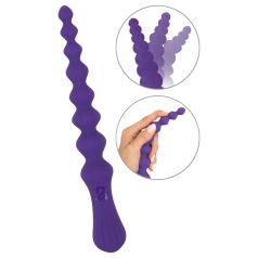 You2Toys - fleksibel analdildo med kugler - silikone lilla