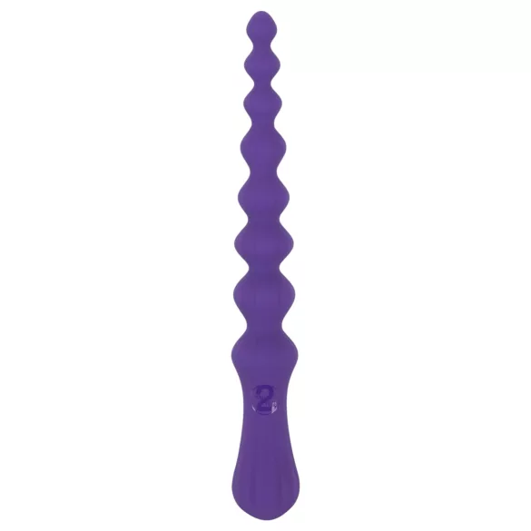 You2Toys - fleksibel analdildo med kugler - silikone lilla