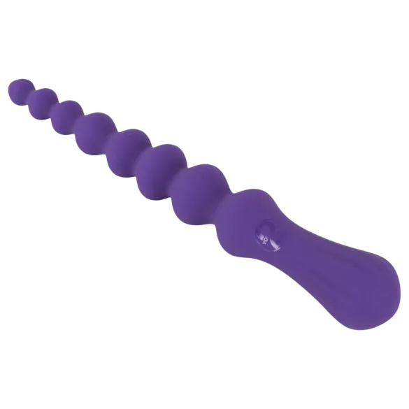 You2Toys - fleksibel analdildo med kugler - silikone lilla