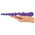 You2Toys - fleksibel analdildo med kugler - silikone lilla