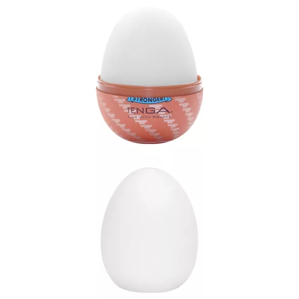 TENGA Egg Spiral Stronger - masturbatoræg - fleksibel struktur - 1 stk