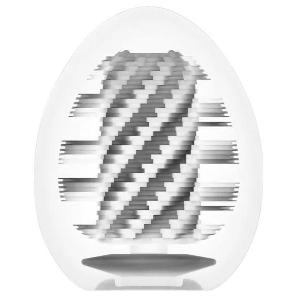 TENGA Egg Spiral Stronger - masturbatoræg - fleksibel struktur - 1 stk