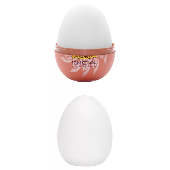 TENGA Egg Shiny II Stronger - onanieredskab - genanvendelig - hvid
