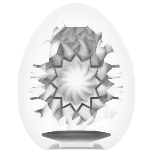 TENGA Egg Shiny II Stronger - onanieredskab - genanvendelig - hvid