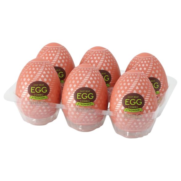 TENGA Egg Combo Stronger - æg onaniprodukt - 6 stk