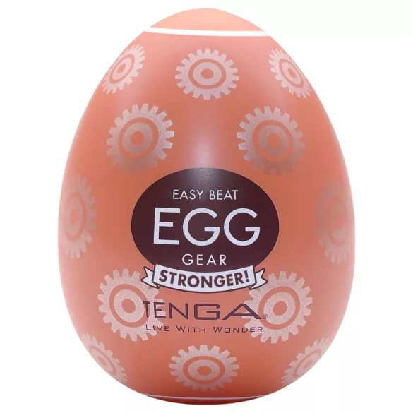 TENGA Egg Gear Stronger - æg onaniprodukt - struktureret indvendig - 1 stk