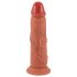 Realistixxx – naturtro, dobbeltlag dildo (naturfarvet)