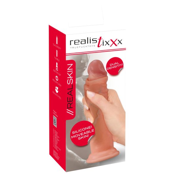 Realistixxx - realistisk dobbeltlags dildo - natur
