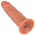Realistixxx – naturtro, dobbeltlag dildo (naturfarvet)