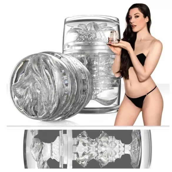 Fleshlight Quickshot Stoya - rejsevenlig masturbator (gennemsigtig)