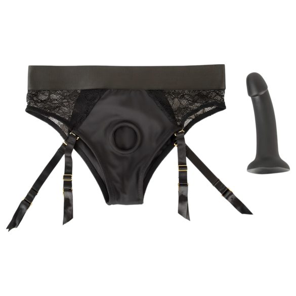 You2Toys - Strap-on dildo med trusse (sort)