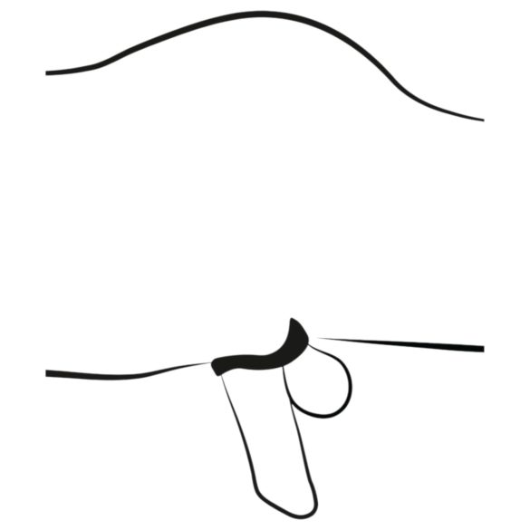 You2Toys - penisbur med penisplug - sort