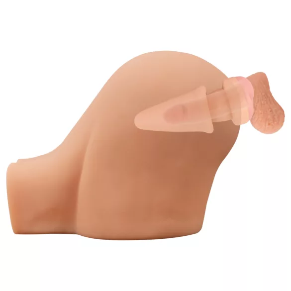 Nature Skin - analprop og penissleeve - naturfarvet