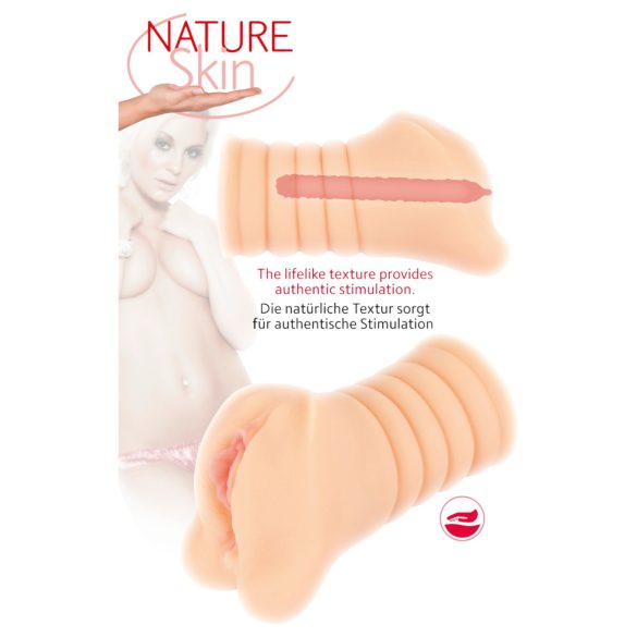 Nature Skin - realistisk vagina masturbator - natur