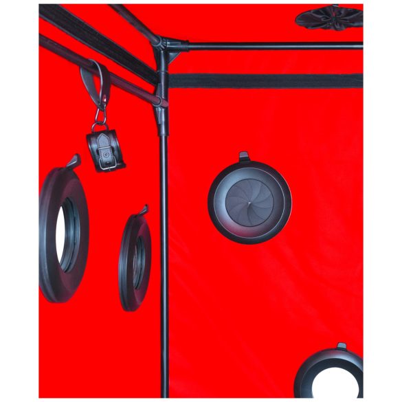 Secretdome - BDSM sexkabine med åbninger (sort)