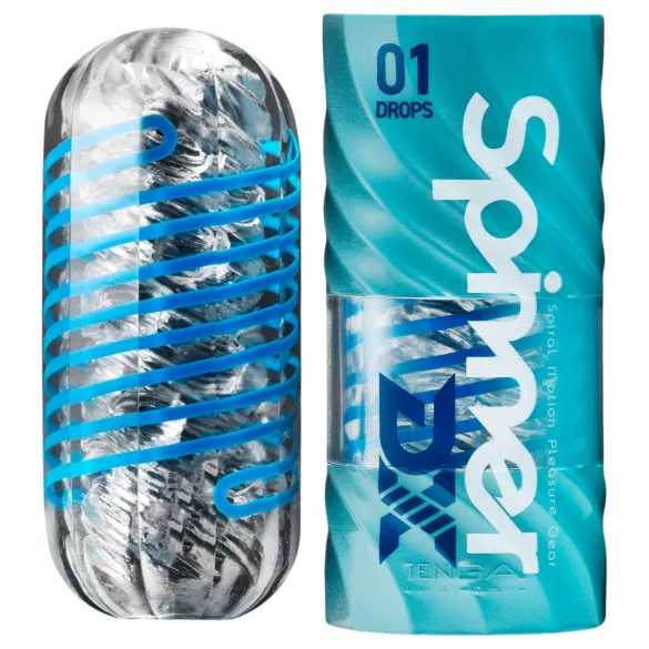 TENGA Spinner DX - masturbator (gennemsigtig)