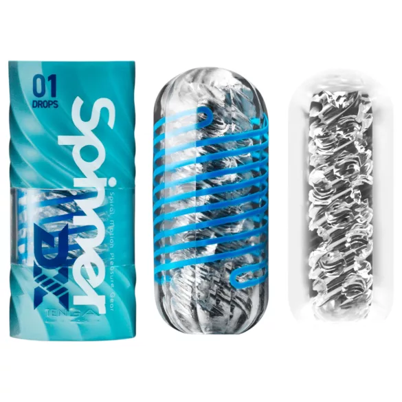 TENGA Spinner DX - masturbator (gennemsigtig)