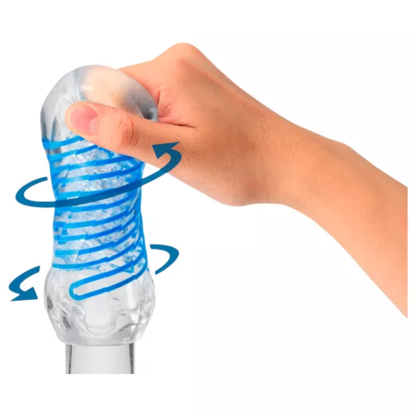 TENGA Spinner DX - masturbator (gennemsigtig)
