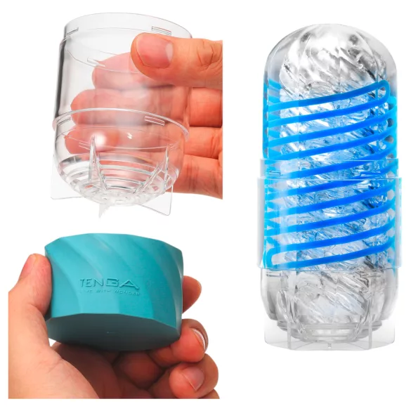TENGA Spinner DX - masturbator (gennemsigtig)