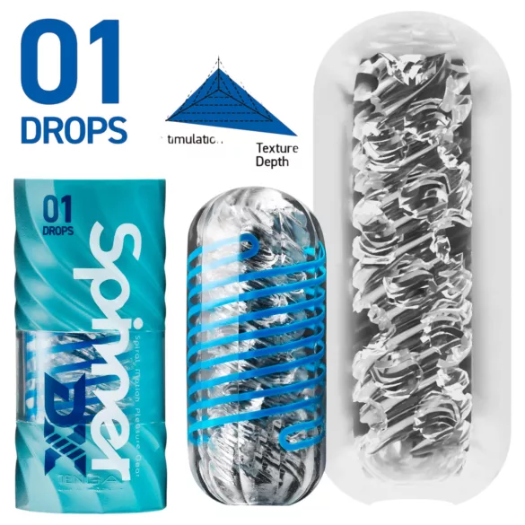 TENGA Spinner DX - masturbator (gennemsigtig)