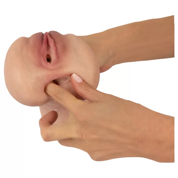 Realistixxx Real Stroker - realistisk vagina- og analmasturbator (hudfarvet)