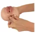 Realistixxx Real Stroker - realistisk vagina- og analmasturbator (hudfarvet)