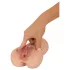 Realistixxx Real Stroker - realistisk vagina- og analmasturbator (hudfarvet)