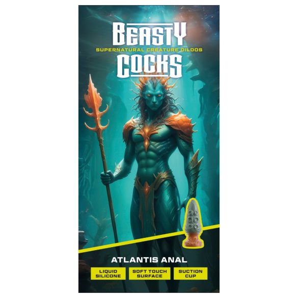 Beasty Cocks Atlantis - analplug - grøn