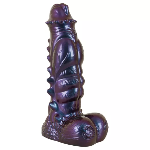 Beasty Cocks Tech-Zilla Bang - monsterdildo med sugekop (lilla)