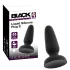 Black Velvets - silikone anal plug med sugekop (sort) - S