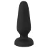 Black Velvets - silikone anal plug med sugekop (sort) - S