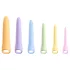You2Toys Six in a Row 2.0 - 6‑delt silikone dildo- og dilatorsæt (farverig)