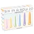 You2Toys Six in a Row 2.0 - 6‑delt silikone dildo- og dilatorsæt (farverig)