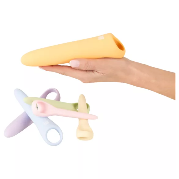 You2Toys Six in a Row 2.0 - 6‑delt silikone dildo- og dilatorsæt (farverig)