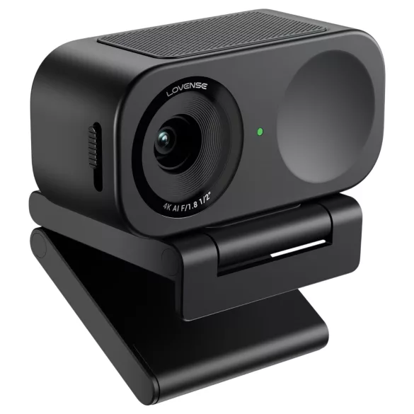 Lovense Webcam 2 - AI‑webkamera til streaming (sort)