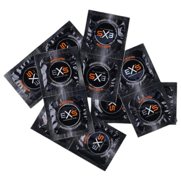 EXS Black - latex kondom - sort (100 stk)