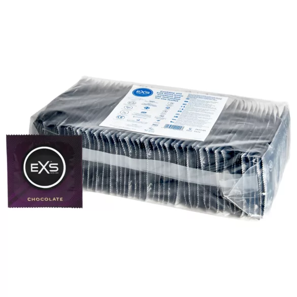 EXS - kondomer - chokoladesmag - sort - 100 stk