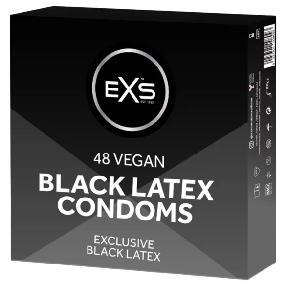 EXS Black - sorte kondomer (48 stk.)