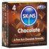 Skins - kondom - chokolade - 4 stk