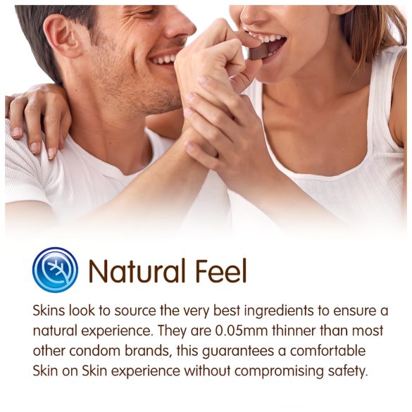 Skins - kondom - chokolade - 4 stk