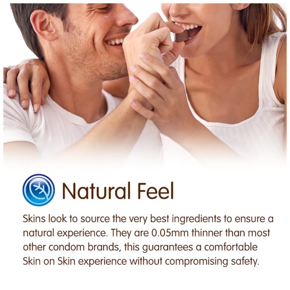 Skins - kondomer - chokolade smag - 8 stk