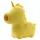 Unihorn Bean Blossom - klitorisvibrator med unicorn-design - genopladelig - gul
