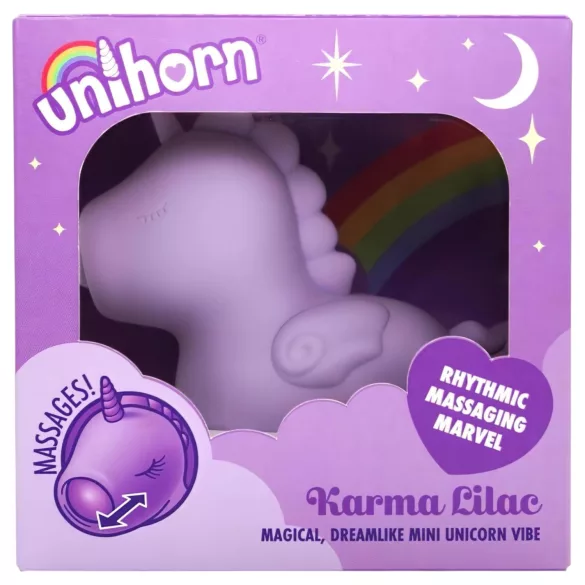 Unihorn Karma - klitorisvibrator med genopladeligt batteri - lilla
