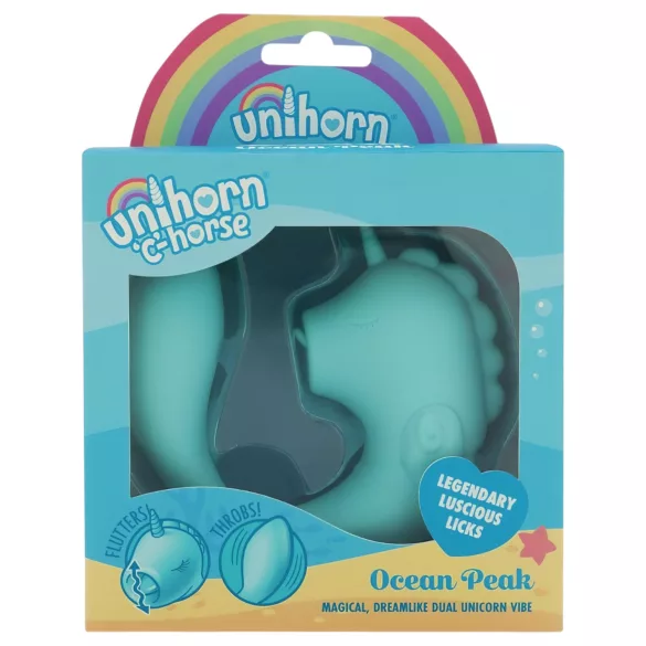 Unihorn C-Horse - G-punkts- og klitorisvibrator (turkis)
