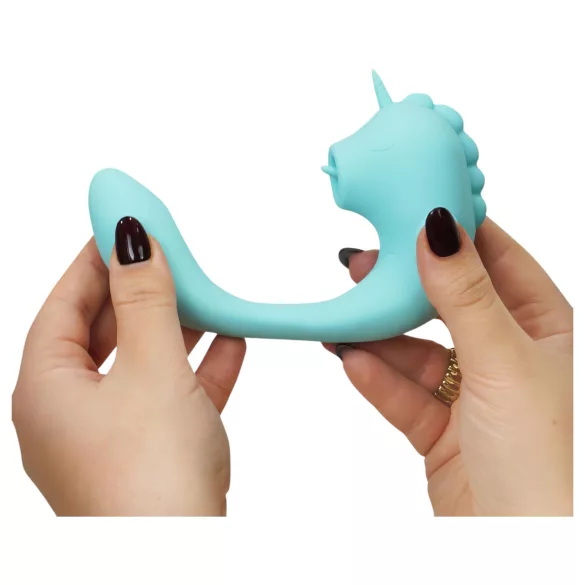 Unihorn C-Horse - G-punkts- og klitorisvibrator (turkis)