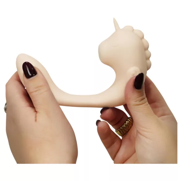 Unihorn C-Horse - G-punkts- og klitorisstimulerende vibrator (koral)